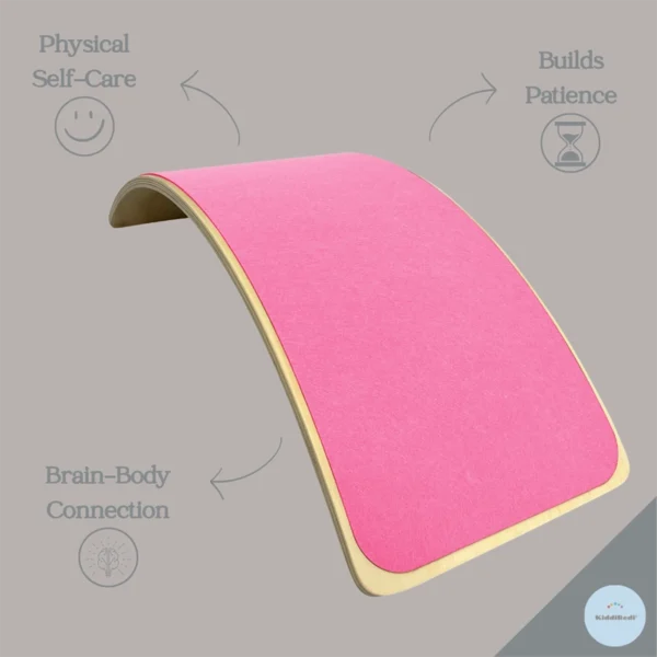 KiddiRedi® Balance Board - Baby Pink - Image 4