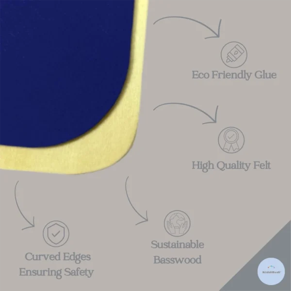 KiddiRedi® Balance Board - Dark Blue - Image 3