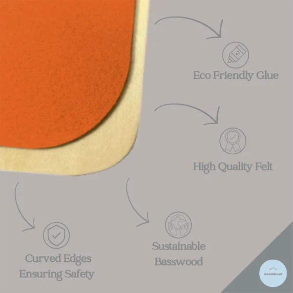KiddiRedi® Balance Board - Orange - Image 3