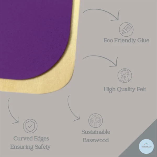 KiddiRedi® Balance Board - Purple - Image 3