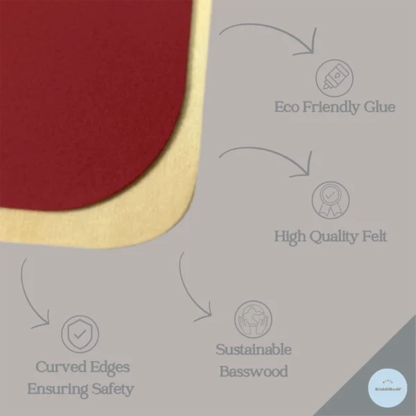 KiddiRedi® Balance Board - Red - Image 3