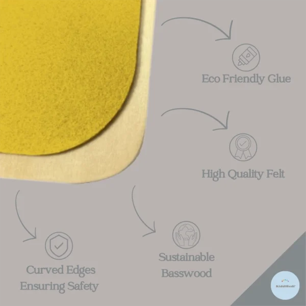 KiddiRedi® Balance Board - Yellow - Image 3