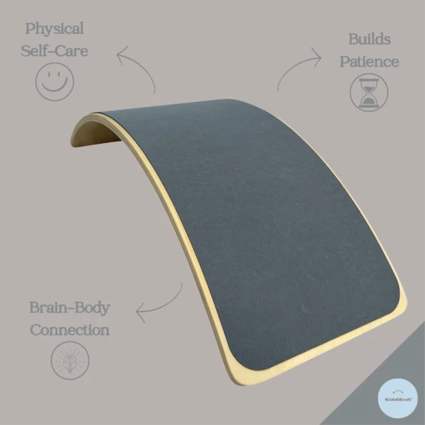 KiddiRedi® Balance Board - Dark Grey - Image 4