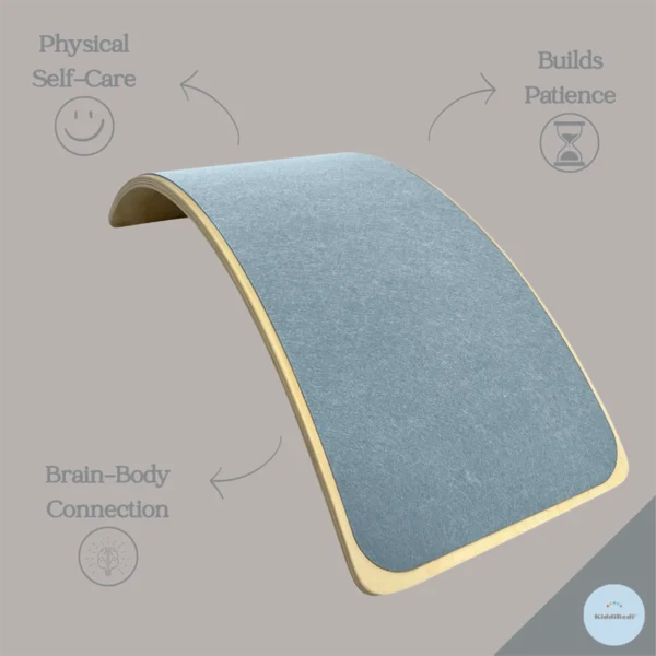 KiddiRedi® Balance Board - Light Grey - Image 4
