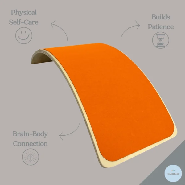KiddiRedi® Balance Board - Orange - Image 4