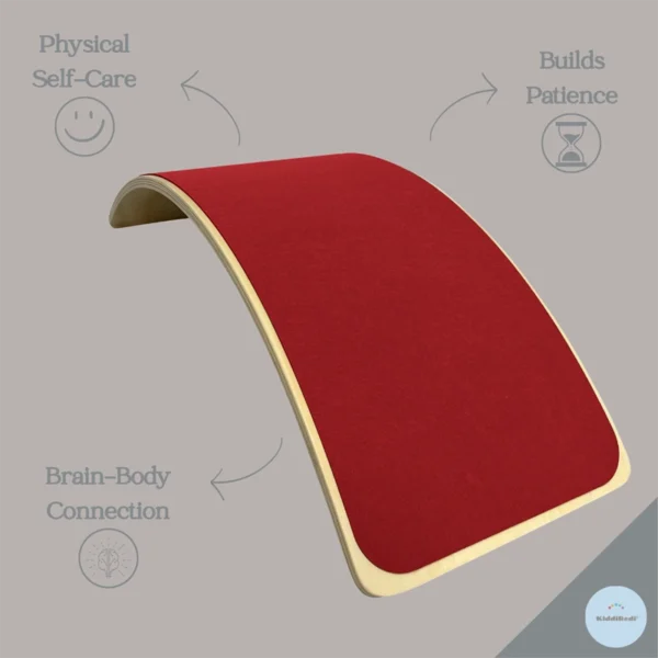 KiddiRedi® Balance Board - Red - Image 4