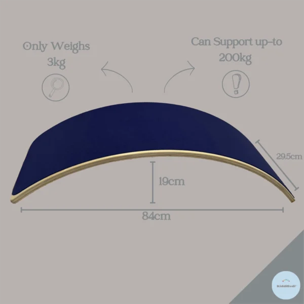 KiddiRedi® Balance Board - Dark Blue - Image 5